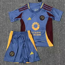 Kids kit 24-25 AS Roma Third Away Thailand Quality