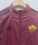 24-25 AS Roma (2 sides) Windbreaker Soccer Jacket
