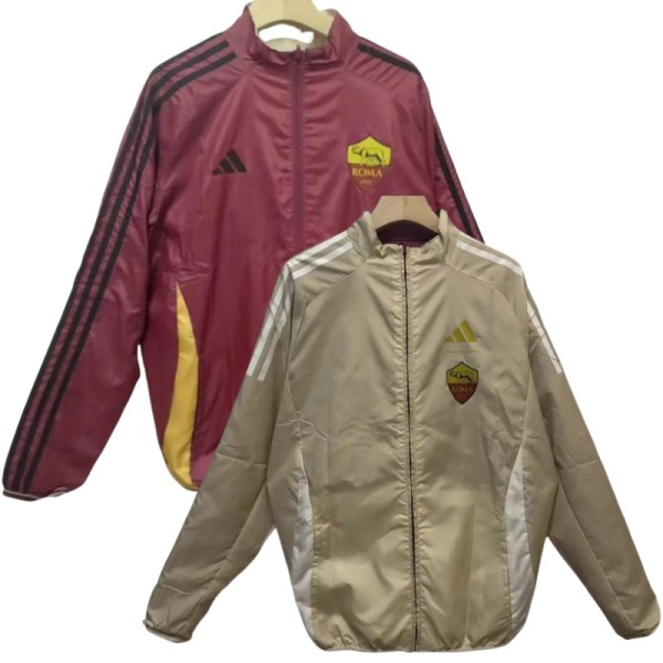 24-25 AS Roma (2 sides) Windbreaker Soccer Jacket