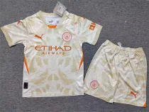 Kids kit 24-25 Manchester City (Goalkeeper) Thailand Quality