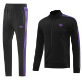 24-25 Adidas (black) Jacket Adult Sweater tracksuit set