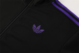 24-25 Adidas (black) Jacket Adult Sweater tracksuit set