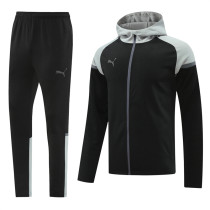 24-25 Puma (Black Grey) Jacket and cap set training suit Thailand Qualit