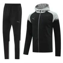 24-25 Puma (Black Grey) Jacket and cap set training suit Thailand Qualit