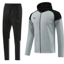 24-25 Puma (grey) Jacket and cap set training suit Thailand Qualit