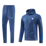 24-25 Inter milan (Light Blue) Jacket and cap set training suit Thailand Qualit