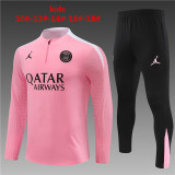 Player Version Young 24-25 Paris Saint-Germain (Pink) Sweater tracksuit set