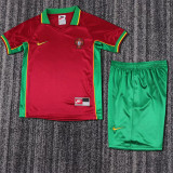 Kids kit 1998 Portugal home (Retro Jersey) Thailand Quality