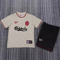 Kids kit 96-97 Liverpool  Away (Retro Jersey) Thailand Quality