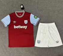 24-25 West Ham United home Set.Jersey & Short High Quality