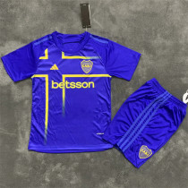 Kids kit 24-25 CA Boca Juniors Fourth Away Thailand Quality