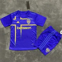 Kids kit 24-25 CA Boca Juniors Fourth Away Thailand Quality