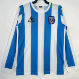 Long sleeve 1986 Argentina home Retro Jersey Thailand Quality