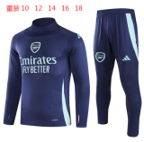 Player Version Young 24-25 Arsenal (Upper Blue) Sweater tracksuit set