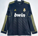 Long sleeve 11-12 Real Madrid Away Retro Jersey Thailand Quality