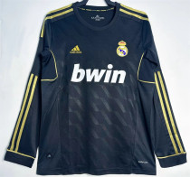 Long sleeve 11-12 Real Madrid Away Retro Jersey Thailand Quality