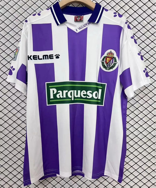 95-96  Real Valladolid home Retro Jersey Thailand Quality