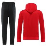 24 Adidas(red March grass) Jacket and cap set training suit Thailand Qualit
