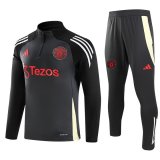 24-25 Manchester United Dark Gray Adult Sweater tracksuit set