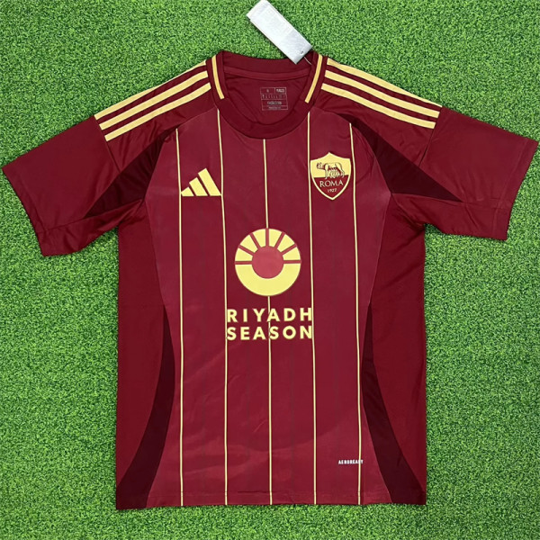 24-25 AS Roma home Fans Version Thailand Quality