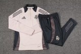 24-25 Real Madrid pink Adult Sweater tracksuit set