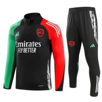 24-25 Arsenal black Adult Sweater tracksuit set