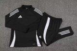 24-25 Adidas black Adult Sweater tracksuit set
