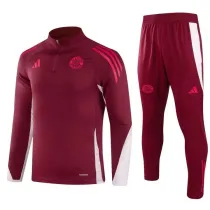 24-25 Bayern Munich RED Adult Sweater tracksuit set