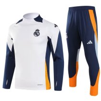 Player Version 24-25 Real Madrid white  Adult Sweater tracksuit set