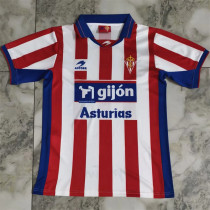 02-03 Sporting Gijón home Retro Jersey Thailand Quality