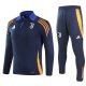24-25 Juventus cyan Adult Sweater tracksuit set