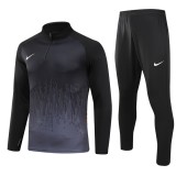 24-25 Nike black  Adult Sweater tracksuit set