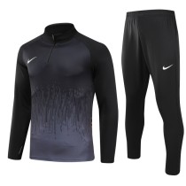 24-25 Nike black  Adult Sweater tracksuit set