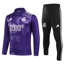 24-25 Real Madrid Purple Special Edition Adult Sweater tracksuit set