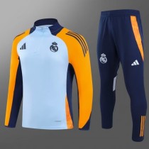 24-25 Real Madrid blue Adult Sweater tracksuit set