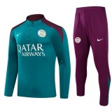 24-25 Paris Saint-Germain green Adult Sweater tracksuit set