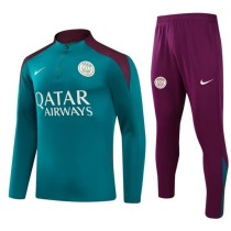 24-25 Paris Saint-Germain green Adult Sweater tracksuit set