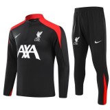 24-25 Liverpool black Adult Sweater tracksuit set