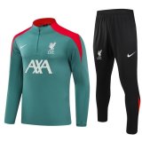 24-25 Liverpool green Adult Sweater tracksuit set