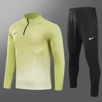 24-25 Nike green  Adult Sweater tracksuit set