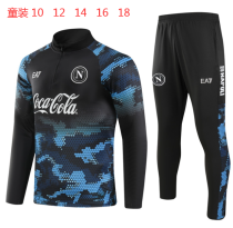 Young 24-25 SSC Napoli (black) Sweater tracksuit set