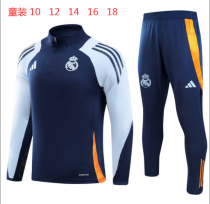 Young 24-25 Real Madrid (Crystal Blue) Sweater tracksuit set