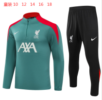 Young 24-25  Liverpool green Sweater tracksuit set