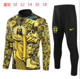 Young 24-25 Brazil Special Edition in Yellow and Black Sweater tracksuit set