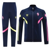 24-25 Juventus FC Jacket Bright blue Adult Sweater tracksuit set
