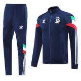 24-25 Italy Jacket Royal blue Adult Sweater tracksuit set