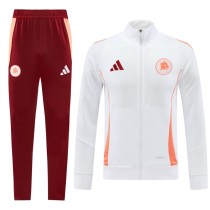 24-25  AS Roma Jacket Black green Adult Sweater tracksuit set
