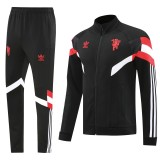 24-25 Manchester United Jacket black Adult Sweater tracksuit set