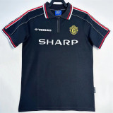 98-99 Manchester United Away Retro Jersey Thailand Quality