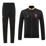 24-25 Chelsea Jacket black Adult Sweater tracksuit set